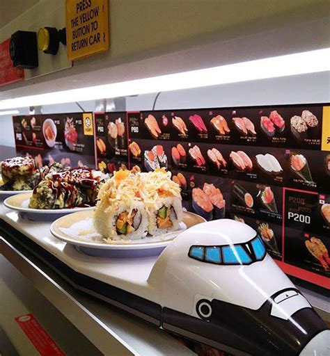 Magic touch bullef train sushi